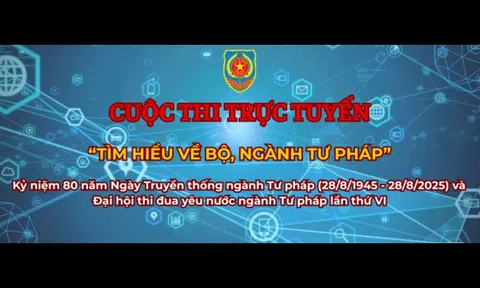 Gần 80 nghìn lượt dự thi cuộc thi trực tuyến ‘Tìm hiểu về Bộ, ngành Tư pháp’