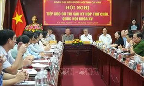 Cử tri kiến nghị nhiều vấn đề dân sinh, tổ chức bộ máy sau hợp nhất