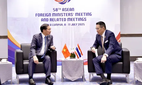 Phó Thủ tướng, Bộ trưởng Ngoại giao Bùi Thanh Sơn gặp Bộ trưởng Ngoại giao Thái Lan