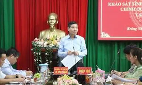 Khảo sát tình hình hoạt động, vận hành chính quyền địa phương hai cấp