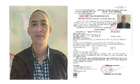 Truy nã đối tượng giết người do mâu thuẫn tình cảm