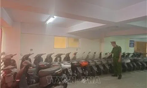 Triệt phá đường dây sản xuất, buôn bán xe máy điện giả nhãn hiệu liên tỉnh