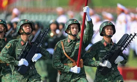 Tổng hợp luyện các lực lượng vũ trang tham gia diễu binh, diễu hành A80