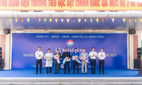 Long Châu chung tay cùng xã Minh Châu, điểm khởi đầu chăm sóc sức khỏe toàn dân