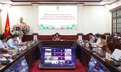 Kịp thời hướng dẫn, gỡ vướng các nhiệm vụ về tư pháp khi tổ chức chính quyền địa phương 02 cấp