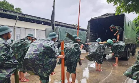 Quân đội sẵn sàng lực lượng, phương tiện ứng phó với bão số 3
