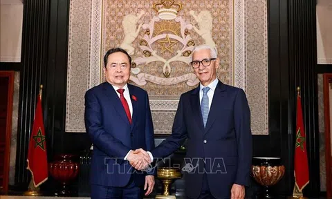 Chủ tịch Quốc hội Trần Thanh Mẫn hội đàm với Chủ tịch Hạ viện Morocco