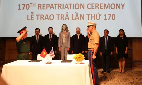 Lễ trao trả hài cốt quân nhân Hoa Kỳ lần thứ 170