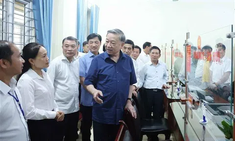 Tổng Bí thư Tô Lâm kiểm tra vận hành hoạt động hệ thống chính trị xã Si Pa Phìn (tỉnh Điện Biên)