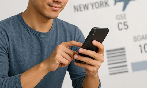 Người đàn ông mất tiền vì mua vé máy bay trên mạng