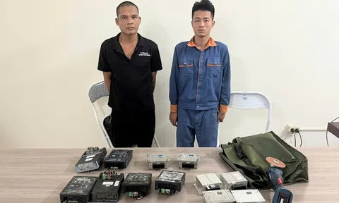 Bắt nhóm trộm chuyên tháo cắp hộp báo số xe tại khu công nghiệp