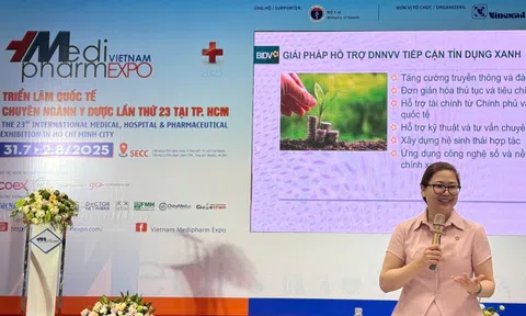 BIDV mở rộng dòng vốn xanh cho ngành Dược và Thiết bị y tế