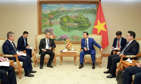 Phó Thủ tướng Trần Hồng Hà tiếp Tổng Giám đốc Tập đoàn Cục 6 Đường sắt Trung Quốc