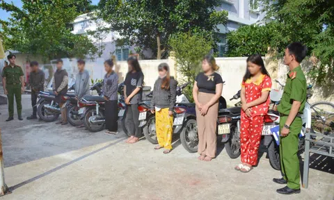 Bắt 7 đối tượng thực hiện hàng loạt vụ trộm cắp xe máy