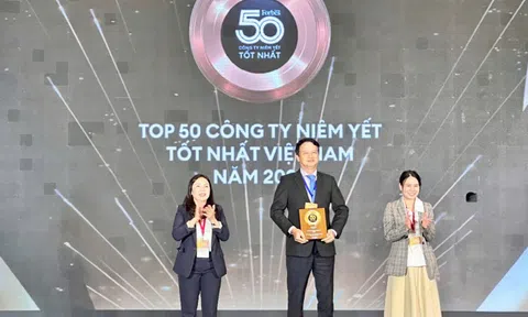 Bảo Việt liên tiếp được vinh danh trong 'Danh sách 50 công ty niêm yết tốt nhất Việt Nam' (Forbes) từ 2013