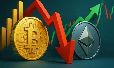 Bitcoin giảm về mốc 110.000 USD sau sự kiện Jackson Hole, Ethereum ngược dòng lập đỉnh giá mới