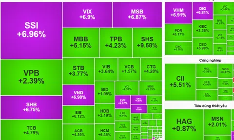 VN-Index bốc đầu tăng hơn 50 điểm