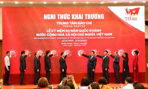 Khai trương Trung tâm Báo chí A80: Nơi tác nghiệp của 1.500 nhà báo Việt Nam và quốc tế