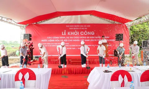 ĐHQGHN khởi công công trình hạ tầng trọng điểm phục vụ nghiên cứu, đào tạo công nghệ số