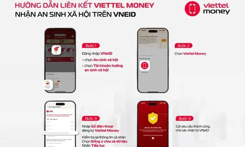 Viettel Money hướng dẫn nhận tiền trợ cấp an sinh xã hội trên VNeID
