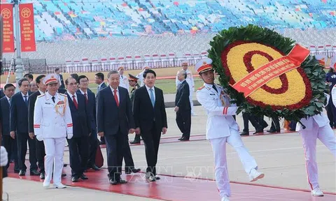 80 năm Quốc khánh: Lãnh đạo Đảng, Nhà nước vào Lăng viếng Chủ tịch Hồ Chí Minh