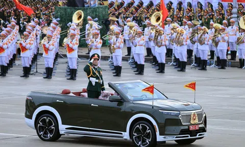 Chùm ảnh: Các khối diễu binh của quân đội nhân dân Việt Nam tại A80