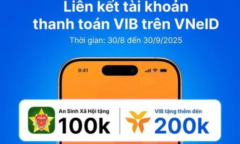 Liên kết tài khoản an sinh xã hội nhận thưởng từ VIB