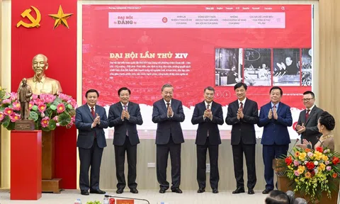 Tổng Bí thư Tô Lâm dự lễ ra mắt Trang thông tin điện tử "Đảng Cộng sản Việt Nam - Đại hội XIV"