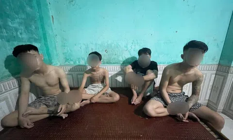 Bắt quả tang thiếu niên 15 tuổi cùng nhóm “đàn anh” xăm trổ đang sử dụng ma túy