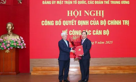 Phân công, chỉ định đồng chí Nguyễn Phi Long giữ chức Phó Bí thư Đảng ủy MTTQ, các đoàn thể Trung ương
