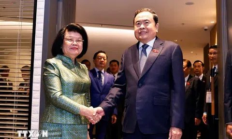 Chủ tịch Quốc hội Trần Thanh Mẫn gặp song phương các nhà lãnh đạo trong khuôn khổ AIPA 46