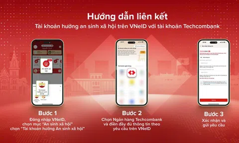 Techcombank tặng 100.000 đồng cho khách mới, liên kết tài khoản VNeID dịp Quốc khánh