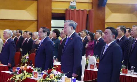 Tổng Bí thư Tô Lâm, Thủ tướng Phạm Minh Chính dự phiên khai mạc Đại hội Đảng bộ MTTQ, các đoàn thể Trung ương