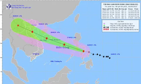 Bão BUALOI di chuyển nhanh gấp đôi các cơn bão khác