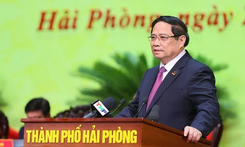 Thủ tướng: Hải Phòng giữ vững vai trò tiên phong, đầu tàu, sớm trở thành thành phố xã hội chủ nghĩa