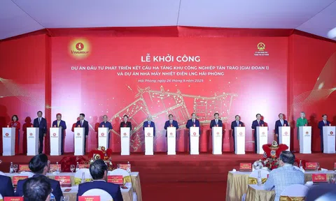 Thủ tướng dự lễ khởi công 2 dự án có tổng vốn 182 nghìn tỷ đồng tại Hải Phòng