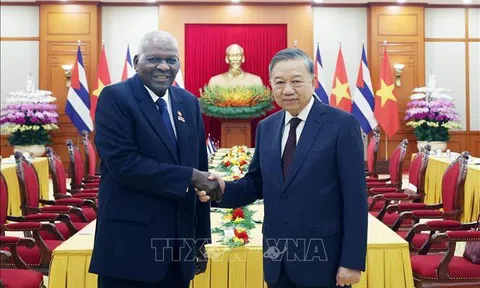 Tổng Bí thư Tô Lâm tiếp Chủ tịch Quốc hội Cuba