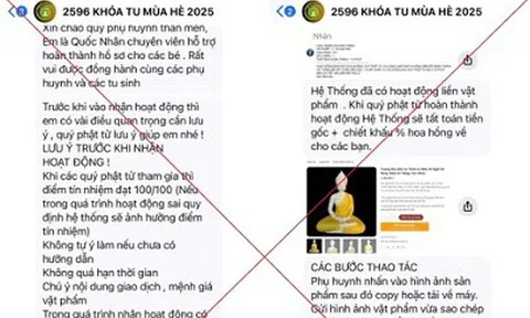 Sập bẫy lừa đảo khi đăng ký "khóa tu" trên mạng, người phụ nữ mất gần 200 triệu đồng