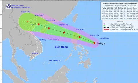 Biển Đông sắp đón bão số 11, dự báo ảnh hưởng đến đất liền ngày 6/10