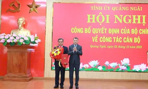 Ông Hồ Văn Niên làm Bí thư Tỉnh ủy Quảng Ngãi