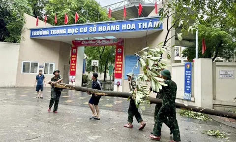 Sở GD&ĐT Hà Nội cho phép các trường dạy học linh hoạt khi ứng phó bão số 11