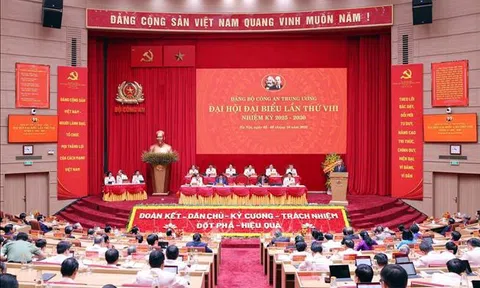 Bế mạc Đại hội đại biểu Đảng bộ Công an Trung ương lần thứ VIII, nhiệm kỳ 2025 - 2030