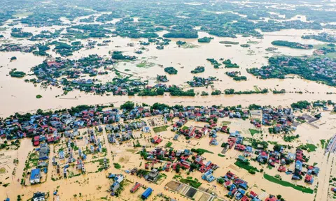Mưa lớn tại Thái Nguyên đã gây vượt lũ lịch sử