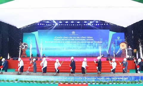 Khởi công tuyến Metro số 2 Nam Thăng Long-Trần Hưng Đạo
