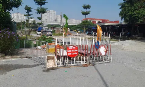 Chủ đầu tư khẩn trương khắc phục sự cố sụt lún tại khu vực Trần Cung