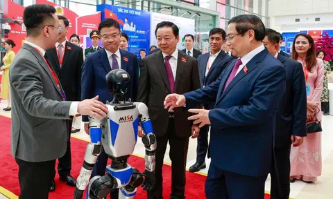 Không gian triển lãm tại Đại hội Đảng bộ Chính phủ: Dấu ấn một nhiệm kỳ hành động, đổi mới và phát triển