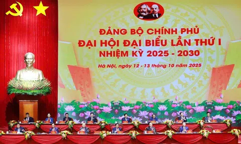 Khai mạc Đại hội đại biểu Đảng bộ Chính phủ lần thứ I
