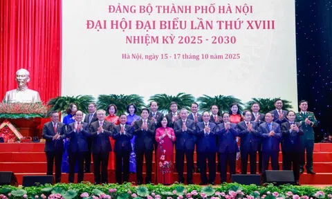 Danh sách 17 đồng chí trong Ban Thường vụ Thành ủy Hà Nội khóa XVIII