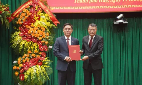 Ông Nguyễn Đình Trung giữ chức Bí thư Thành ủy Huế