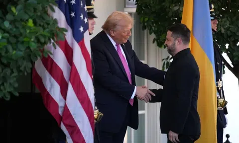 Gặp lần thứ 3 ở Nhà Trắng, ông Trump khen áo khoác của ông Zelensky